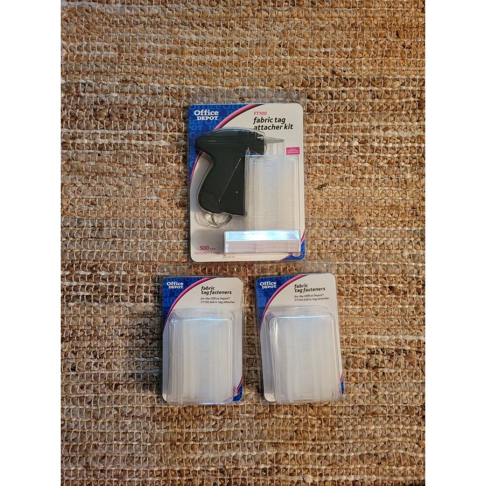 NIB Fabric Tag Attacher Kit and Tags